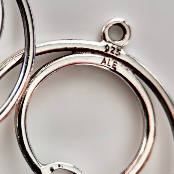 PANDORA Compose‎ Moonstone Drop Dangle 290606MS 925 ALE Sterling Silver Retired - Picture 3 of 16